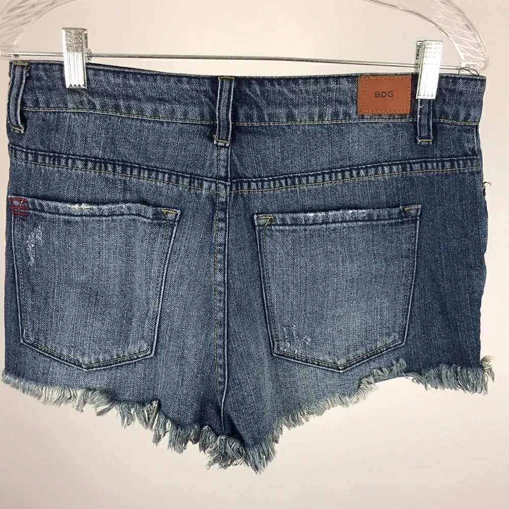BDG Super High Rise Cheeky Jean Shorts Women’s Size 12